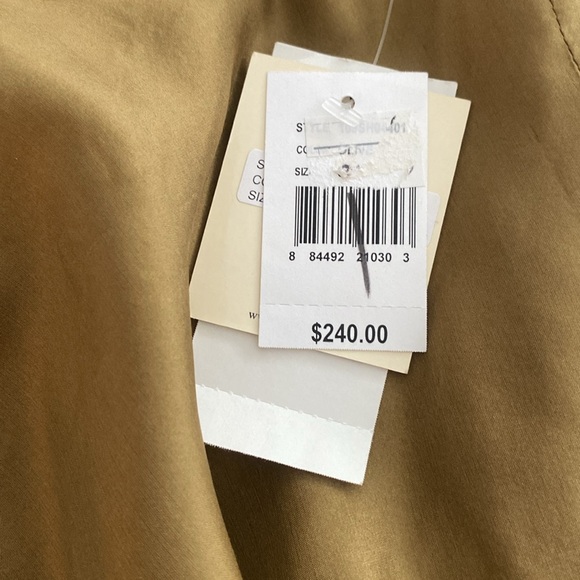 Milly Olive Silk Top - Picture 3 of 4